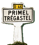 Ancien panneau d'entrée à Primel. Image ©Philippe Heurtault